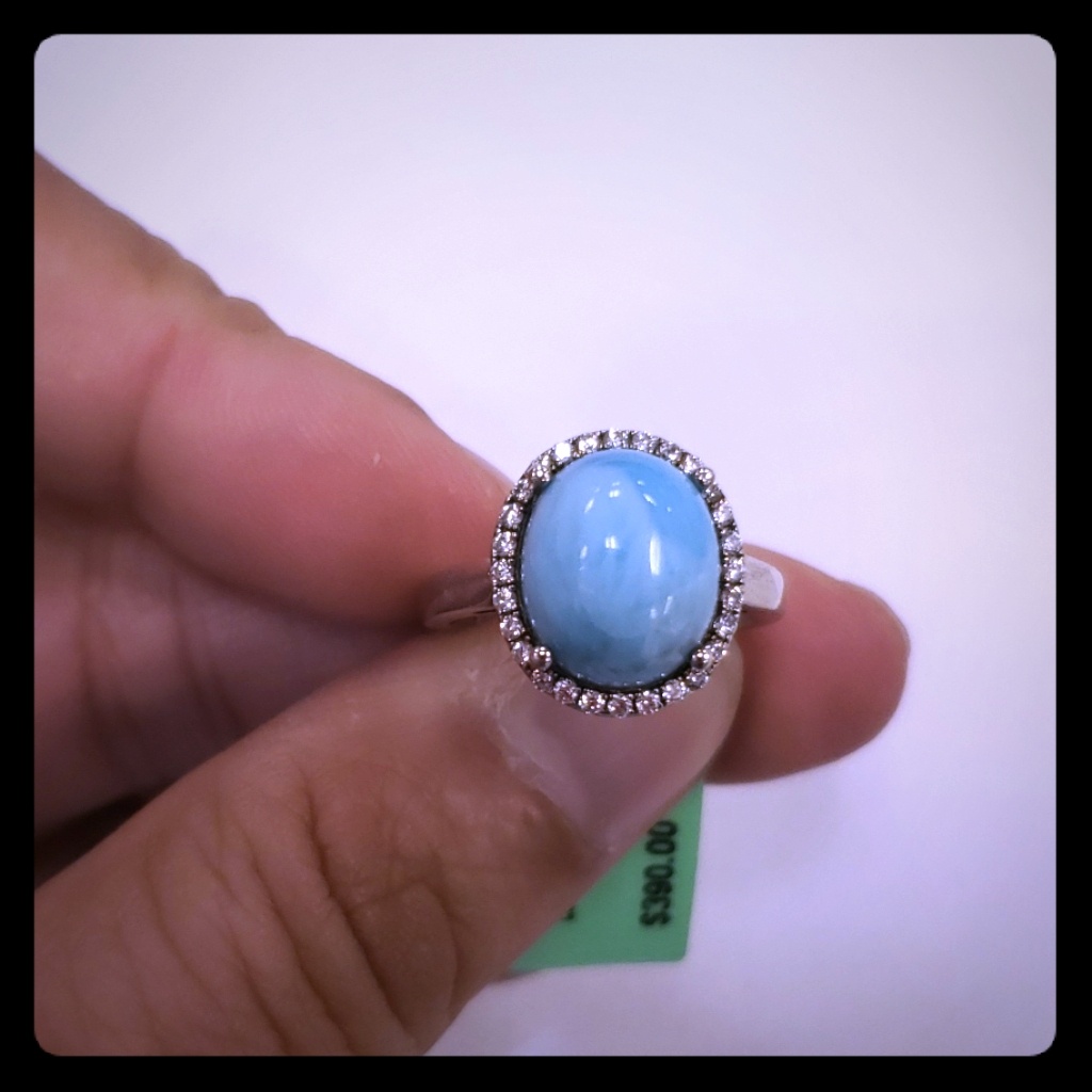 Larimar Ring